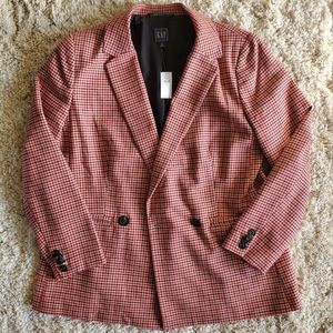 Gap Wool Plaid Blazer